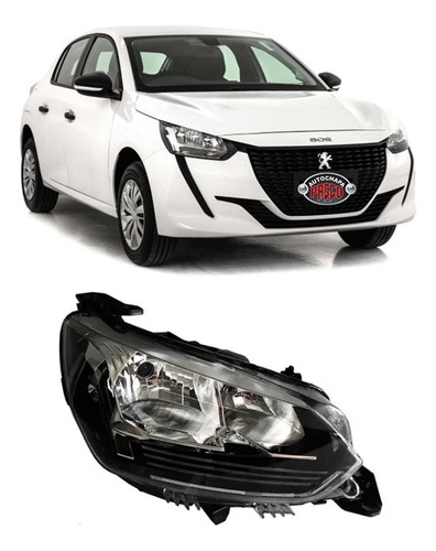 Optica Peugeot 208 Like Sin Drl 20/23 Original Nueva