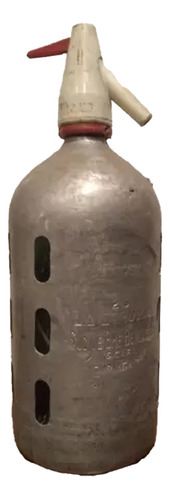 Antiguo Sifon De Soda Con Proteccion Aluminio - La Etruria