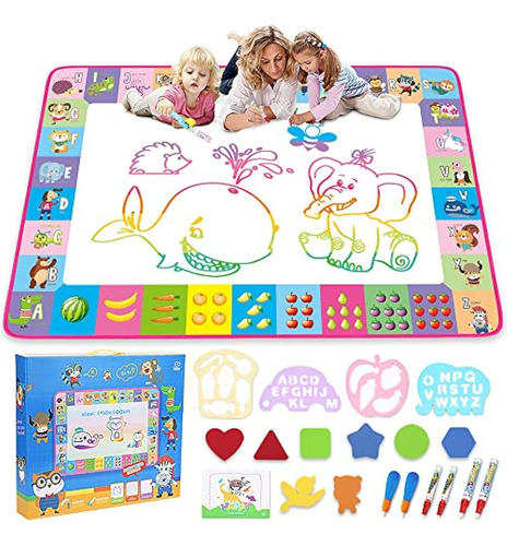 Aqua Magic Mat - Niños Pintando, Escribiendo, Tablero De Dib