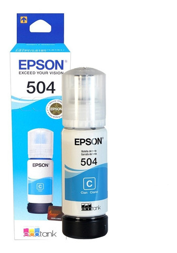 Imagen 3 de 6 de Tinta Epson T504 Negro + Color L4150 L4160 Orig Combo Ct