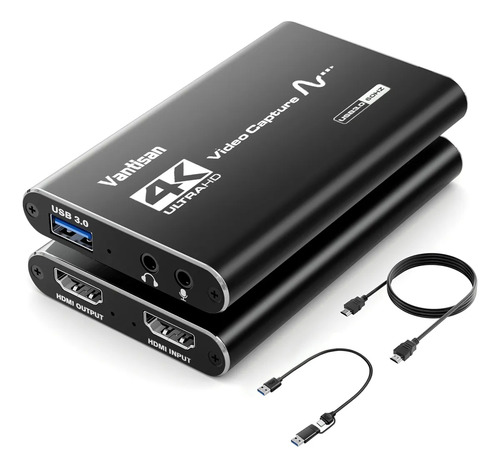 Capturador Video Windows Mac Linux Hdmi Usb 3.0 4k Micrófono