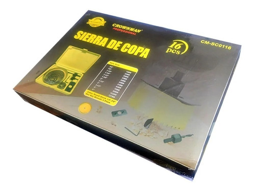 Sierra De Copa 16 Pcs 19mm A 127mm Crownman Cm-sc0116