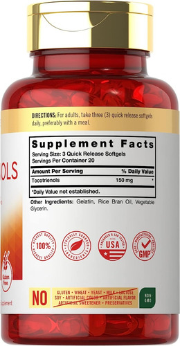 Suplemento en Cápsula Carlyle Vitaminas en botella sin sabor