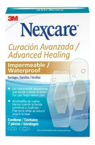 Banditas Nexcare Curación Avanzada  26 Mm X 57 Mm  6 Unid