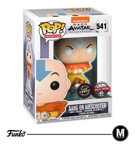 Funko Pop Aang On Airscooter #541 Special Edition
