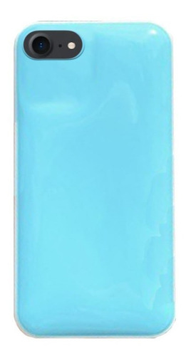 Protector Para iPhone 7 8 Jelly Celeste