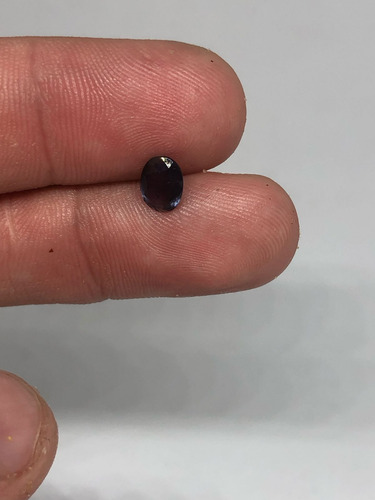 Safira 100% Natural Oval 0,79cts 6,79x4,94x2,50mm Belíssima Corada