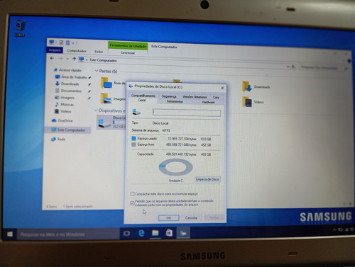 Notebook Samsung Rv411,intel Core I3 M330,4gb,hd500gb,cons Prateado