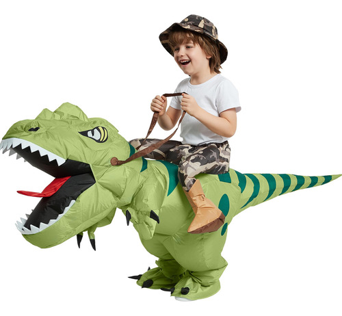Disfraz Inflable De Dinosaurio One Casa T Rex Para Niños De