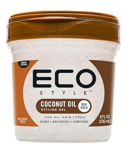 Gel De Estilo Con Aceite De Coco - Brillo Y Hidratación - Fi