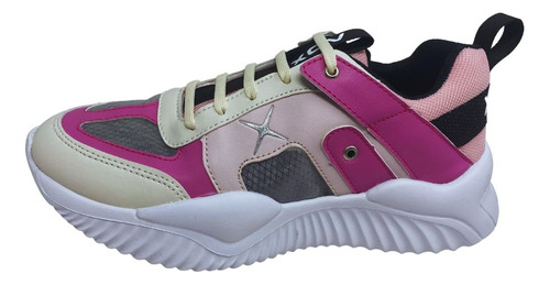 Tenis Casual Para Mujer Con Cordones Vox Leire - 4001