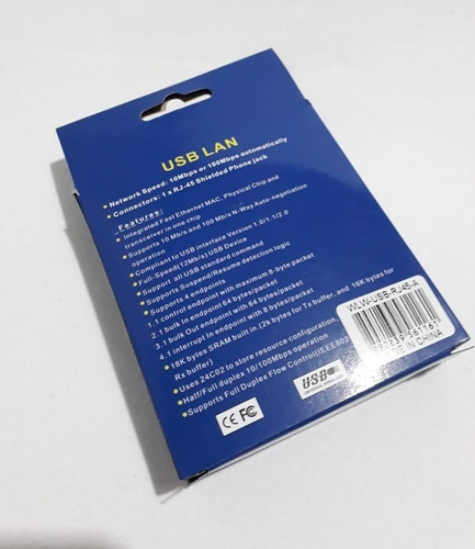 Imagem 4 de 4 de Adaptador Usb Para Rede Rj45 10/100 Mbps