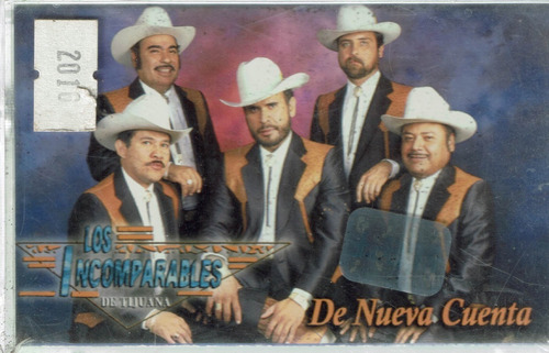 Cassete Los Incomparables De Tijuana De Nueva Cuenta