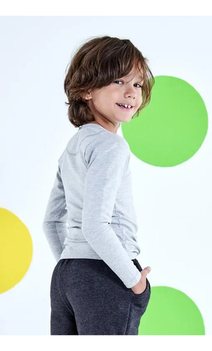 Camiseta Kids Manga Larga Termica T.4-14 Godines G3 7017
