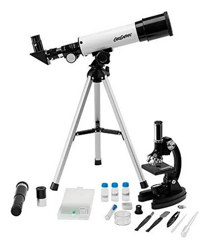 Set De Telescopio Y Microscopio Geosafari, Stem, 2 En 1, 8+ 