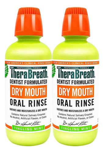 Therabreath Enjuague Bucal Recomendado Por Dentistas, Menta