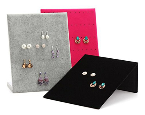 22x 20cm Estante De Presentación De 30 Pares Aretes, Forma