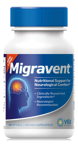 Vita Sciences, Suplemento Natural Para Migranas Migravent, F