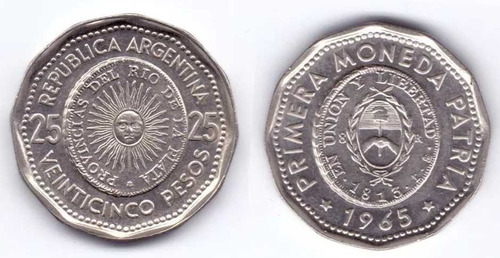 Argentina Moneda 25 Pesos 1965