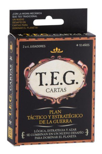 Teg Cartas Juego Mesa T.e.g. Plan Estrategico Guerra War