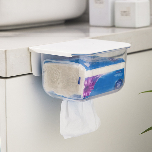 Soporte Adhesivo Para Pañuelos De Papel Higiénico Transparen