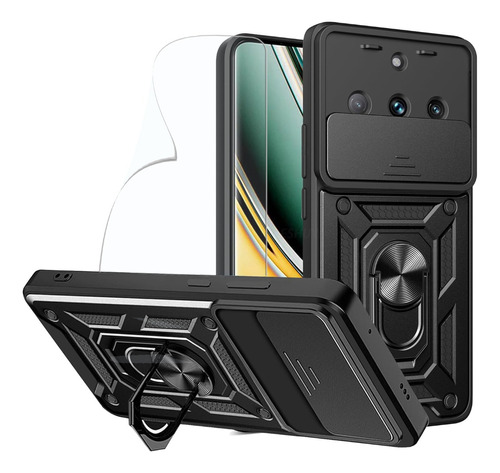 Funda Para Oppo Realme 11 Pro Plus Cámara Deslizable + Mica