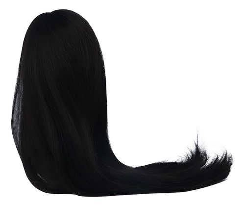 Peluca De Muñeca Negra, Negra, 1/3, Articulada En Forma De B