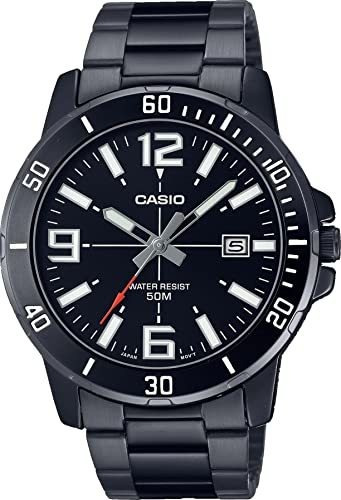 Casio Mtp-vd01b-1bv Enticer - Reloj Deportivo Analógico De