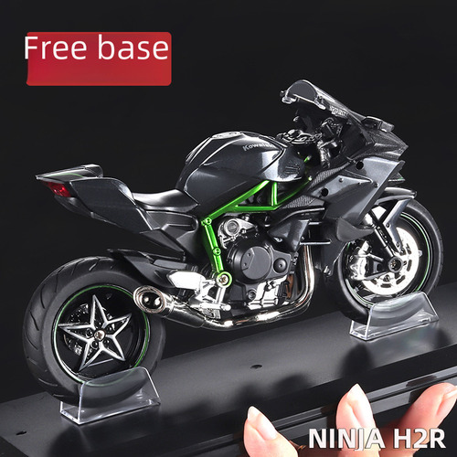 Modelo De Motocicleta Kawasaki H2r Base Azul Latte Bmw