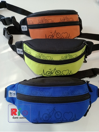 Imagen 2 de 7 de Riñoneras Rígidas Únicas Estampas Bici, Mándalas, Kayak.