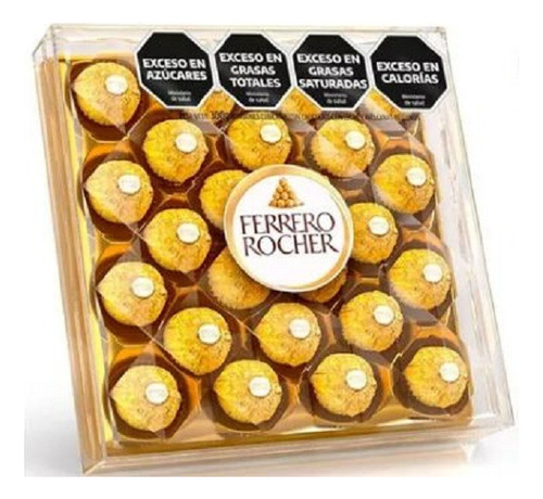 Ferrero Rocher 24 Unidades Caja Acrilico Bombones