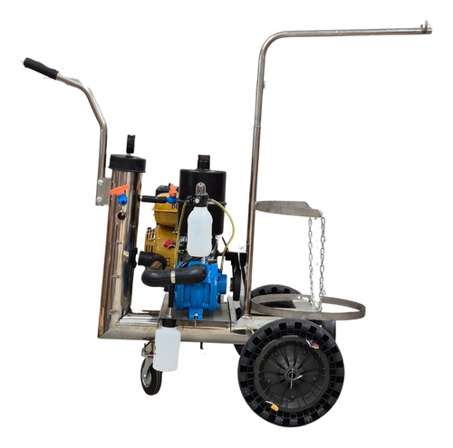 Ordenhadeira Móvel Inox Motor A Gasolina Com 1 Cjt Acoplado