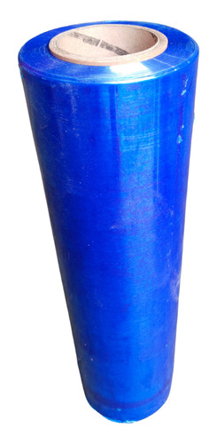 Nylon Film Stretch Azul Para Embalar Paletizar Bobina 5kg