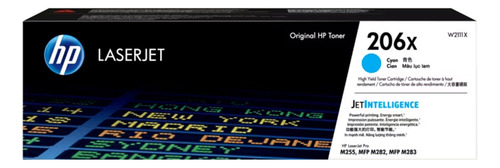Toner Hp 206x Cyan W2111x M255dw M282 M283fdw 2450 Paginas