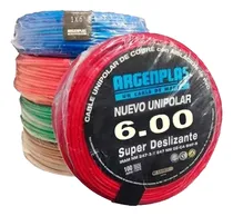 Comprar Cable Unipolar 6mm Argenplas Normalizado Rollo X 50 Metros