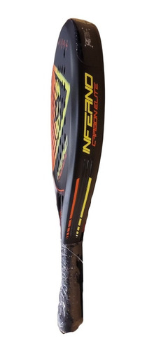 Paleta Dunlop Inferno Carbón Elite Color Negro