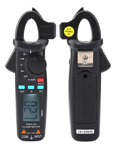Medidor De Alta Pinça Acm81 Digital True Rms 2000 Counts