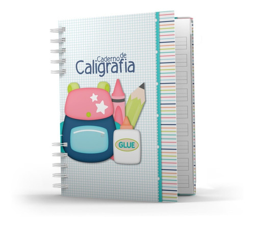  Nisti Print Caderno De Caligrafia Com Atividades - Capa Dura - 160 Pgs 160 folhas  capa dura x 14.8cm