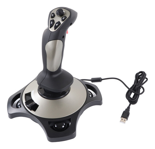 Controlador De Juegos Usb De Simulación Pc Joystick 2113 Con