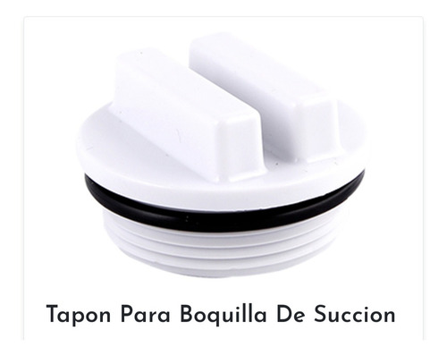 Imagen 4 de 4 de Tapón Para Boquilla De Succión Todo Para Su Piscina Colombia