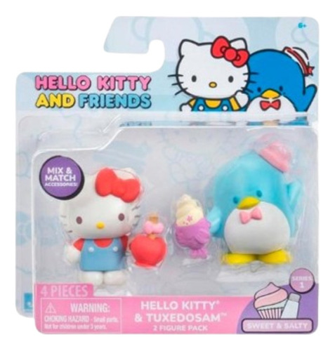 Jazwares Hello Kitty & Tuxedosam Hello Kitty & Friends