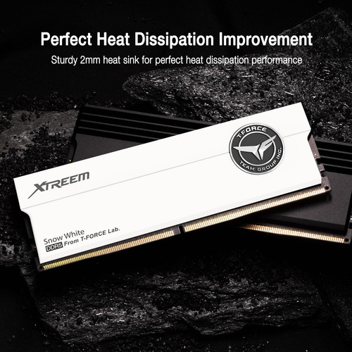 Memoria Ram Para Pc T-force Xtreem Ddr5 48gb Blanco 8000mhz