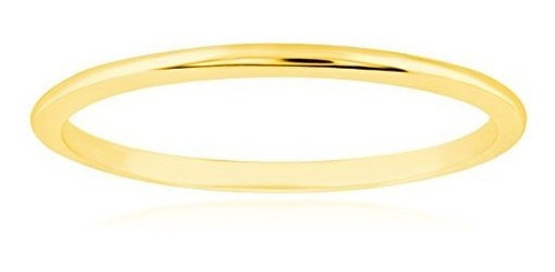 Anillo Boda 14k Oro Mujer, 1mm, Tallas 4.5-10