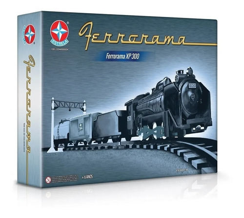 Ferrorama Trem Locomotiva Xp 300 Original - Estrela