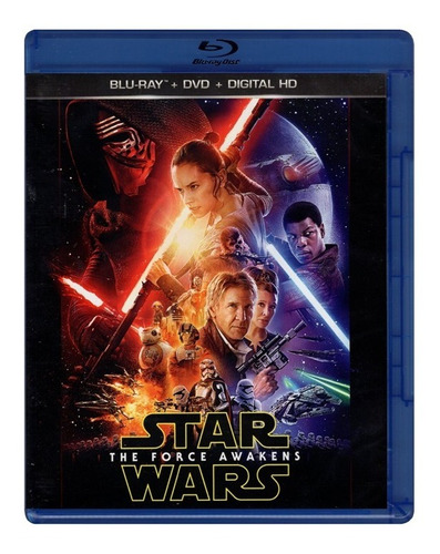 Star Wars Episodio 7 Despertar Fuerza Pelicula Blu-ray + Dvd