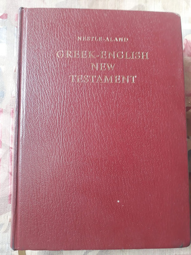 Nestle Aland 27th Edition Greek English Nt German Bible