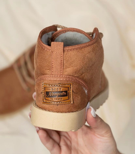Bota Corta Chavito Con Corderito Mujer Margarita Mia