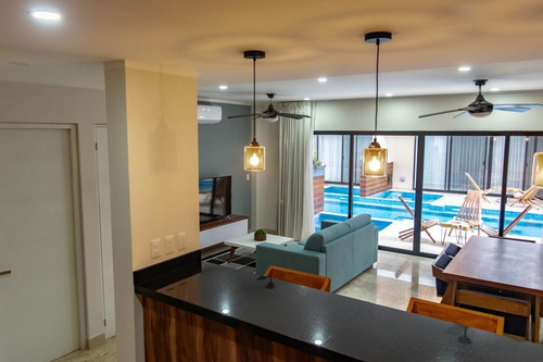 Imagen 4 de 12 de Departamento Nuevo En Venta De 3 Recámaras En Aldea Zama Tulum (390)