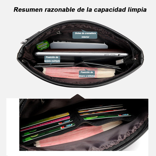Su Heaimo Bolso Tipo Sobre De Mano Para Hombre De Alta