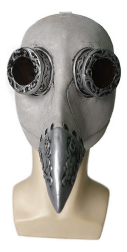 Steampunk Plague Doctor Máscara De Pico Accesorios Halloween